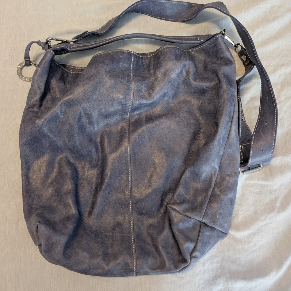 Elegant Blue Hobo Bag